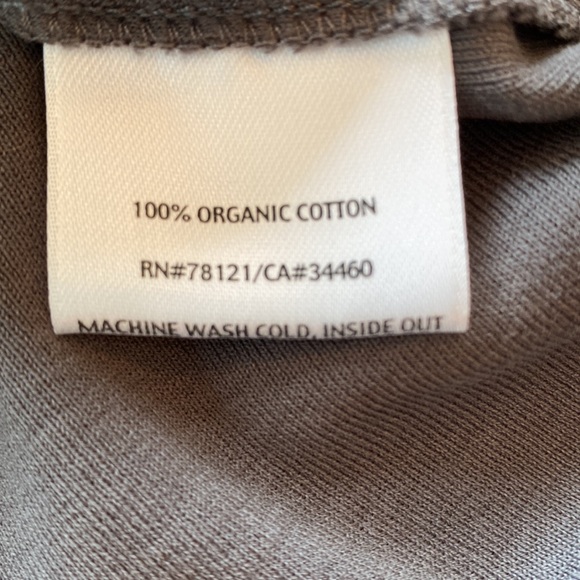 Eileen Fisher Organic Cotton Embellished Grey Tank - Picture 5 of 6